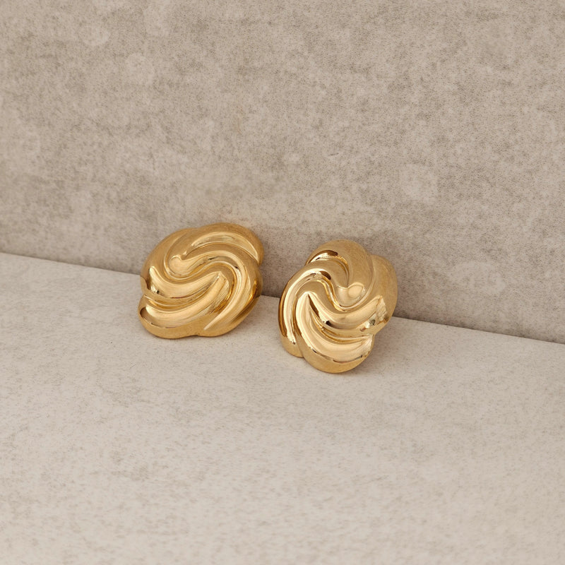 Vintage Earrings I Non Tarnish Gold Earrings I Safana Jewellery