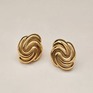 Vintage Earrings I Non Tarnish Gold Earrings I Safana Jewellery