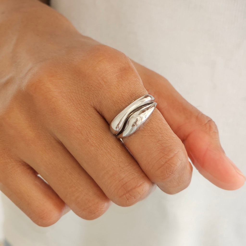 Sterling silver stacking ring