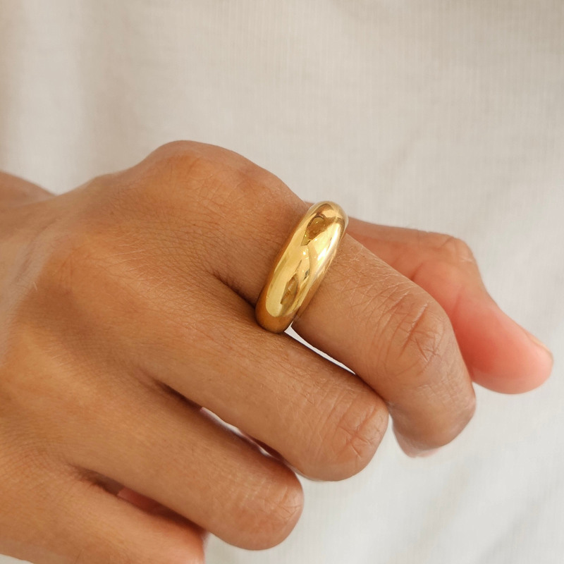 Dome Ring Aria- Gold
