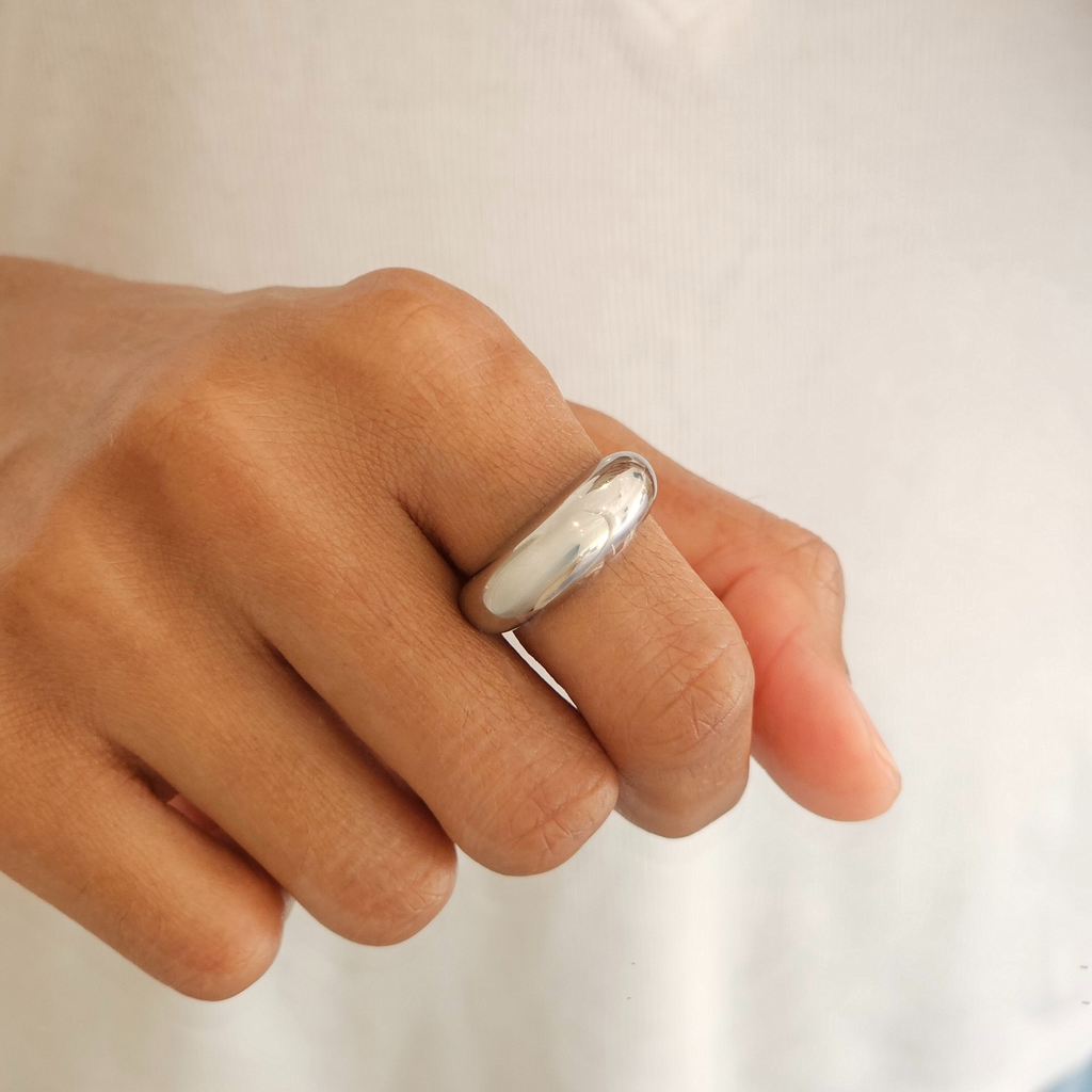 Dome Ring Aria- Silver